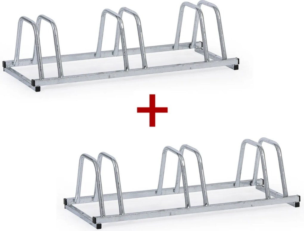 Stojan na bicykle, 1+1 ZDARMA, 3 státia, na kotvenie