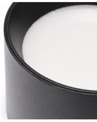 LED2 - LED Bodové svietidlo ZETA ON LED/8W/230V 3000/3500/4000K priemer 9 cm čierna