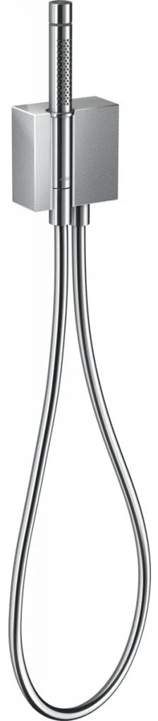 Axor Edge - Sprchový set s tyčovou ručnou sprchou s 2 prúdmi - diamantový brus, chróm 46521000