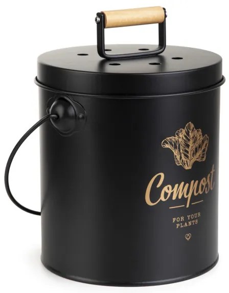 Nádoba na kompost YENNIS čierna 872988