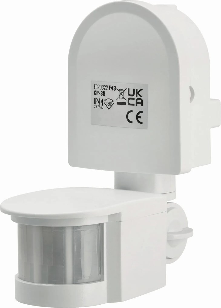 ECOLIGHT Infračervený pohybový senzor IP44 300W biely