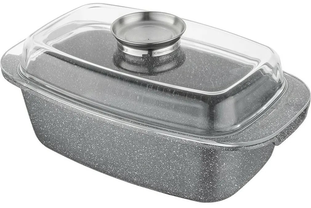 Florina Hliníkový pekáč s aróma pokrievkou Lava 4,5 l, 4,5 l, 32 × 22 × 11 cm