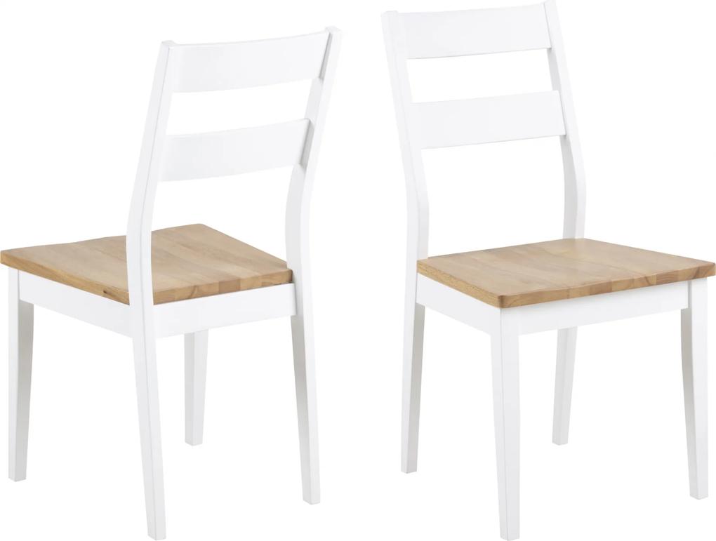 Bighome - Jedálenská stolička DERRY, biela