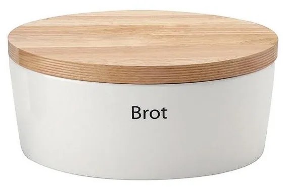 Continenta C3930 - Chlebník 13,5x30 cm biela/béžová