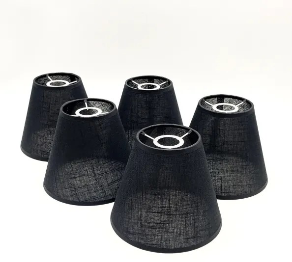 Brilagi - LED  Prisadený luster ANTHONY 5xE14/40W/230V dub/čierna