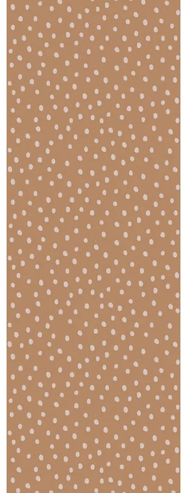 DEKORNIK Simple Irregular Dots Cinnamon - Tapeta