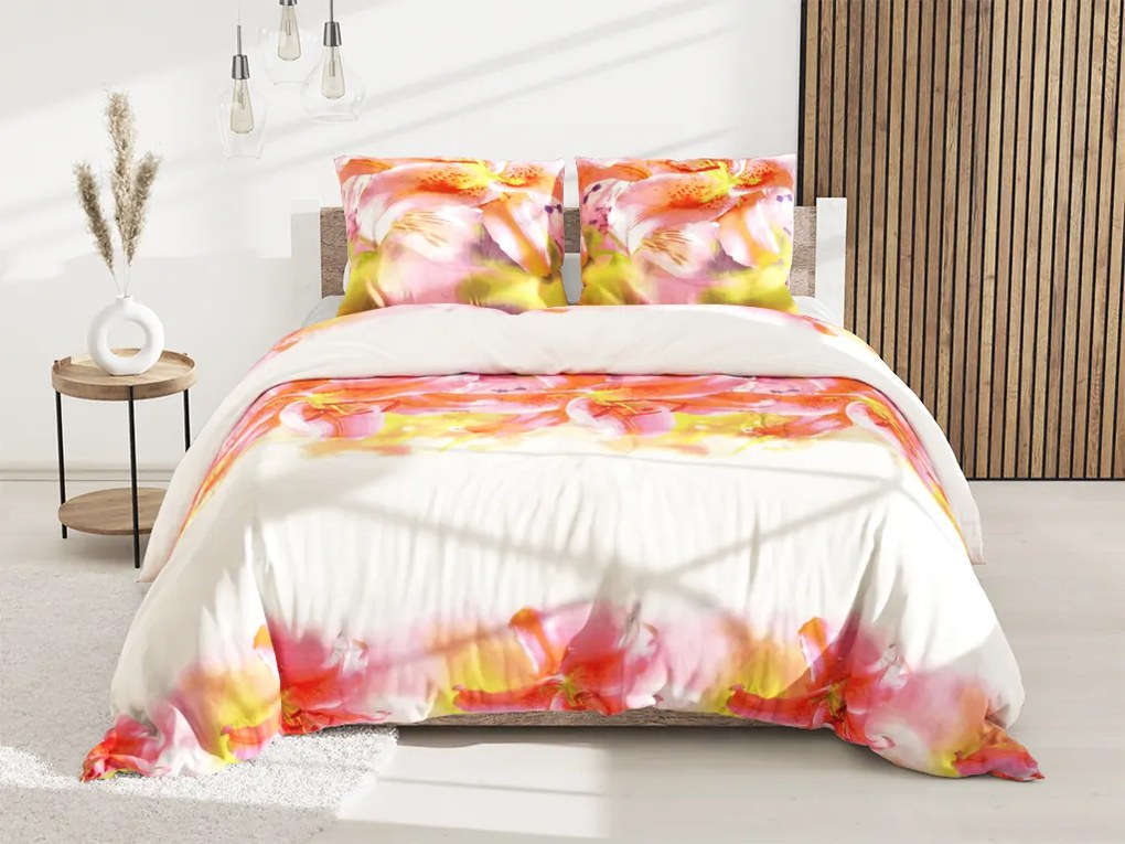 Francúzske obliečky z mikrovlákna MONITA krémové Rozmer obliečky: 2 ks 80 x 80 cm | 200 x 220 cm