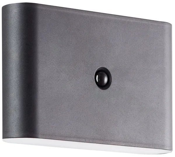 Brilliant - LED vonkajšie nabíjacie nástenné svietidlo so senzorom XINO LED/3W/5