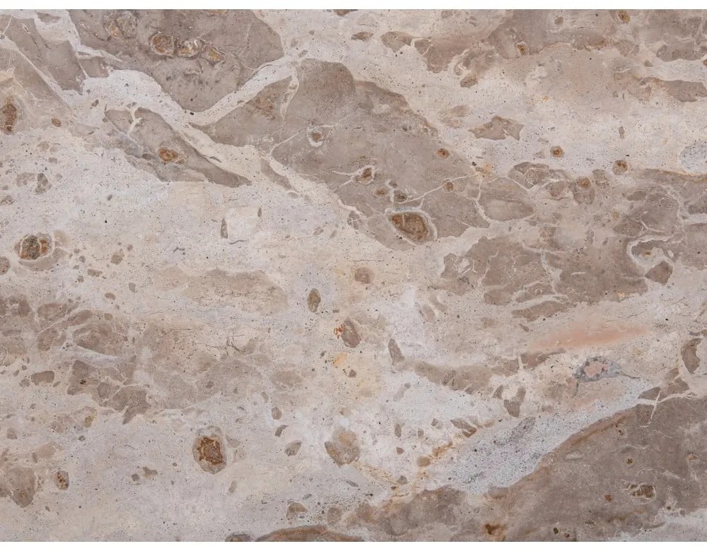 Okrúhly odkladací stolík s doskou v dekore mramoru ø 50 cm Force – Leitmotiv