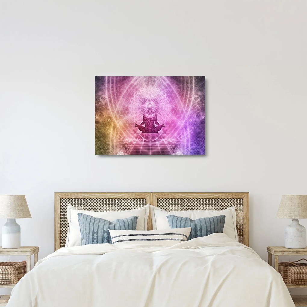 Sklenený obraz meditácie (70x50 cm)