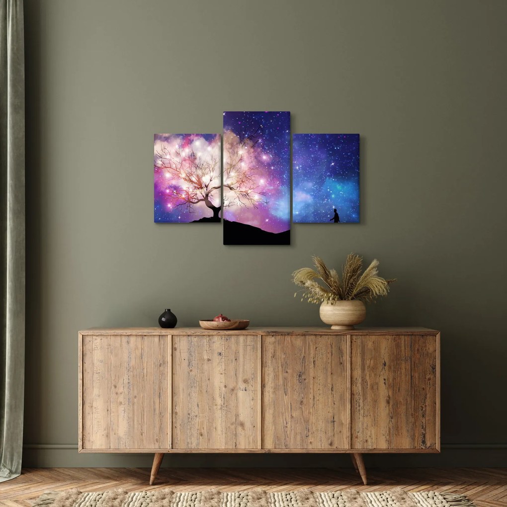 Obraz - Vesmírny strom (90x60 cm)
