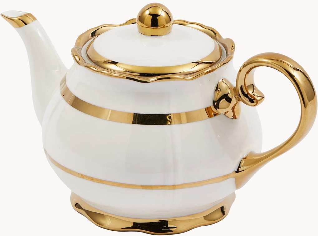 Porcelánový čajník Golden, 1 l