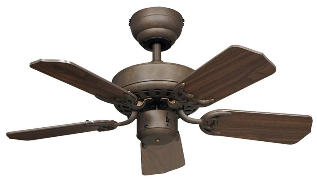 Stropný ventilátor Royal 75 starožitná hnedá orech