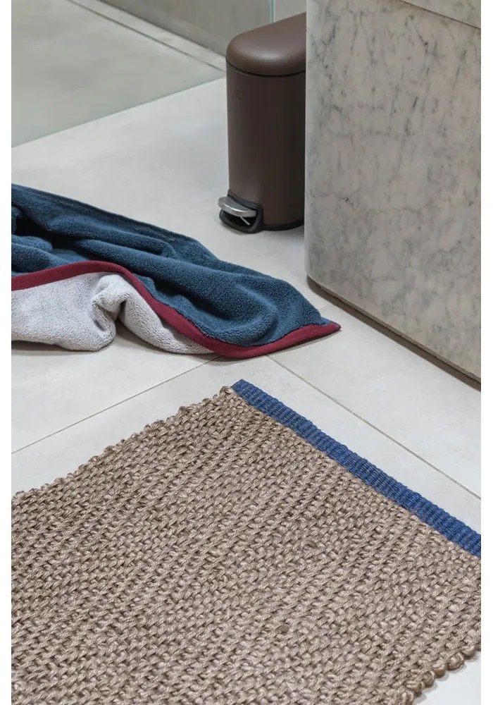 Hnedý jutový koberec 50x80 cm Notes – Mette Ditmer Denmark