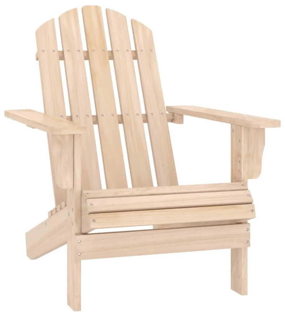 vidaXL Záhradná stolička Adirondack jedľový masív