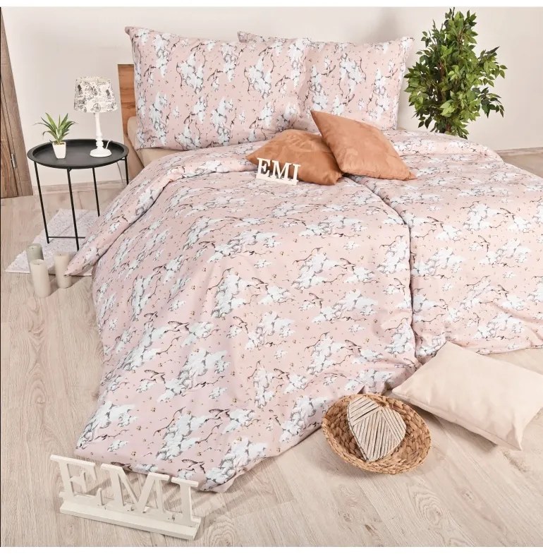 Obliečky bavlnené Swan EMI, Štandardný set jednolôžko obsahuje 1x 140x200 + 1x 70x90