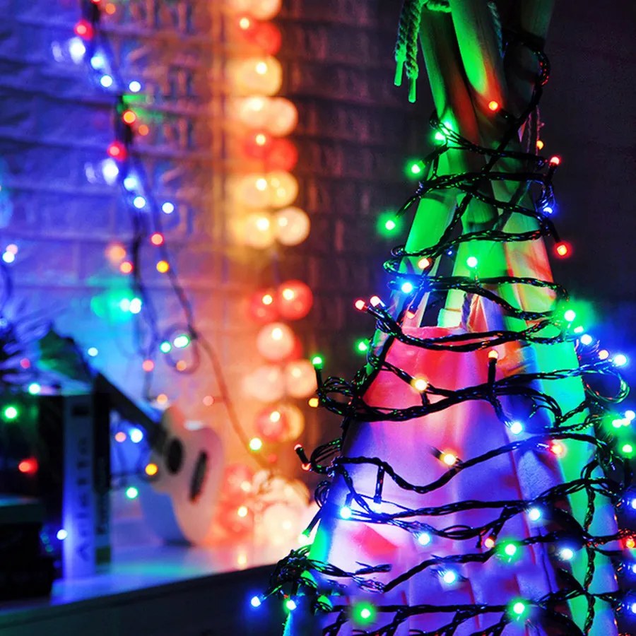 Vianočné svetielka vonkajšie FLASH multicolor 300 LED