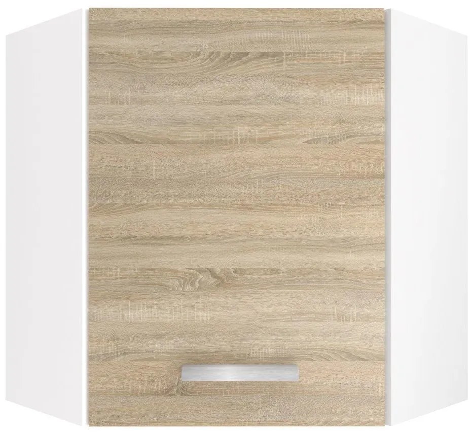 Kuchynská skrinka Belini horná rohová 60 cm dub sonoma TOR SGN60/1/WT/DS/0/T