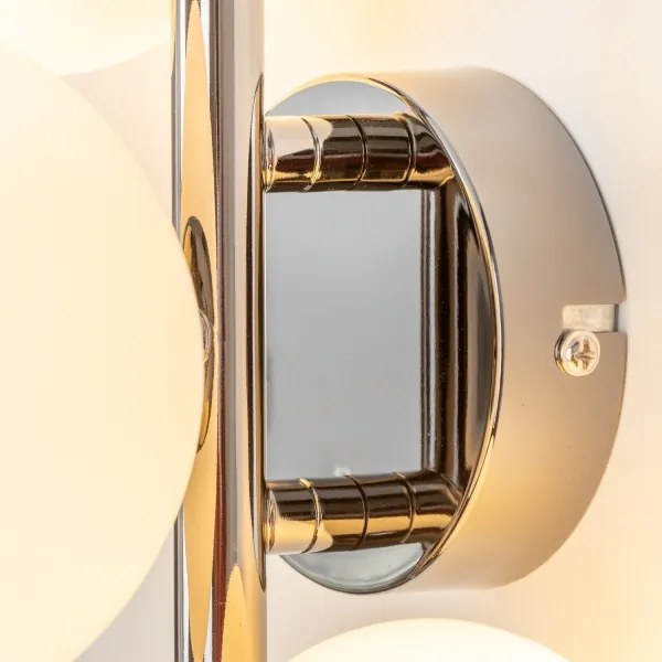 Brilagi - LED nástenné svietidlo MILLA 3xG9/3W/230V čierny chróm/biela