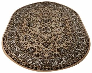 Koberce Breno Kusový koberec PRACTICA ovál 59/EVE, béžová, viacfarebná,160 x 230 cm