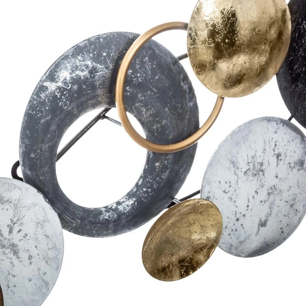 Kovová dekorácia na stenu Liam 93x43 cm