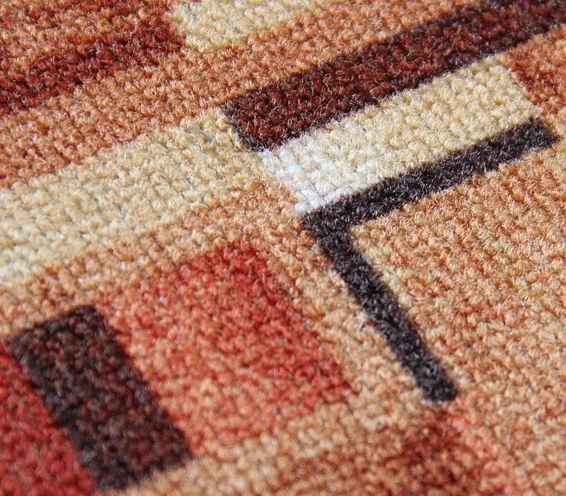 Protišmykový behúň na mieru Bombay 84, šíre 80 cm, oranžová, chodba / predsieň, Associated Weavers