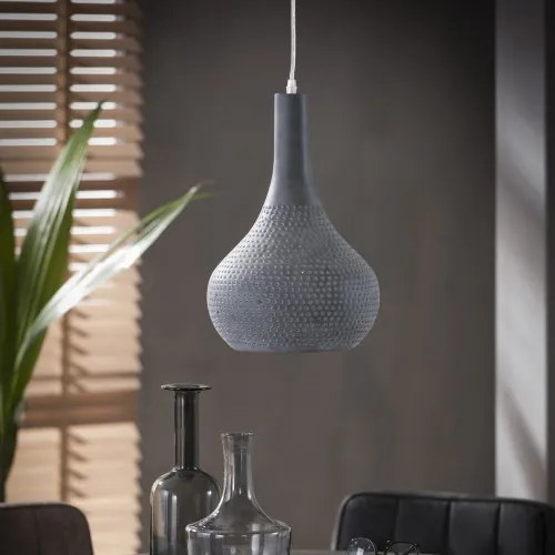 Luster 81-42 1 x Ø25cm industry concrete cone - Komfort-nábytok