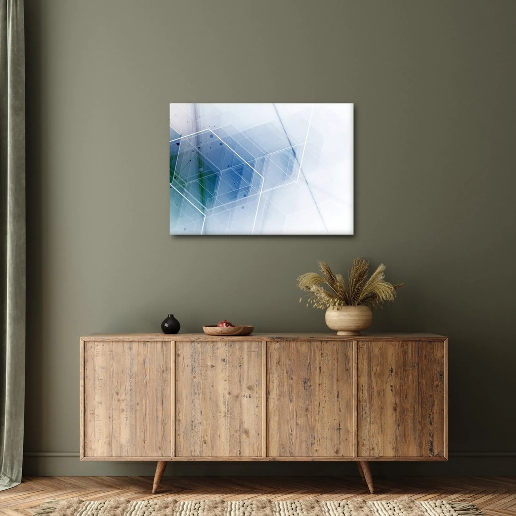 Obraz - Geometrické útvary (70x50 cm)