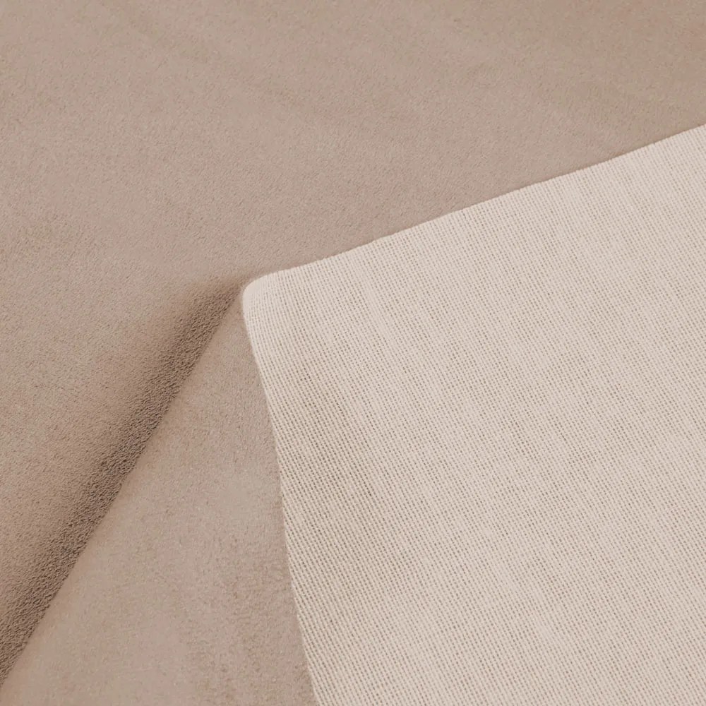 Biante Obdĺžnikový obrus/imitácia brúsenej kože Alcantara ALC-006 Béžový 140x200 cm