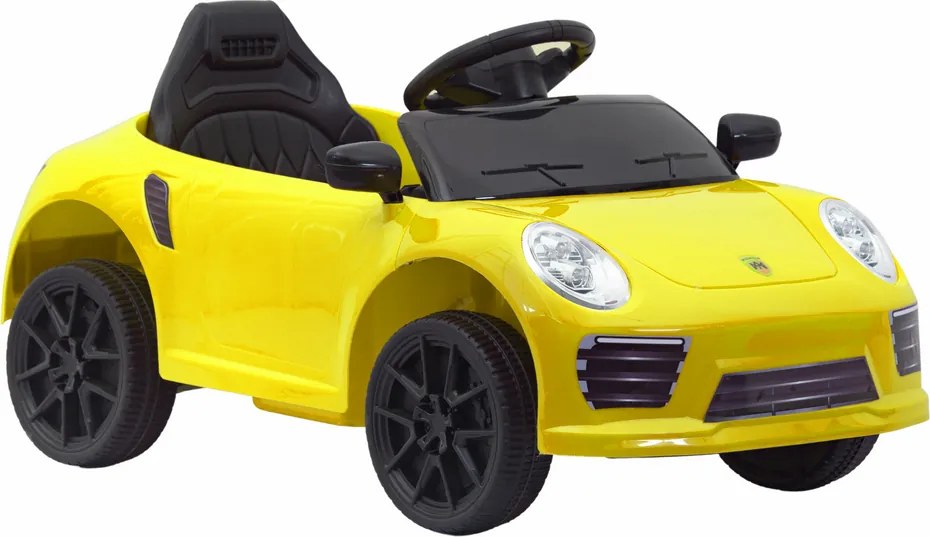 LEAN CARS Elektrické autíčko na akumulátor WMT-666 žlté