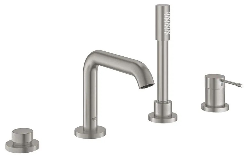 GROHE 19578DC1 - Vaňová štvorotvorová kombinácia ESSENCE nerez