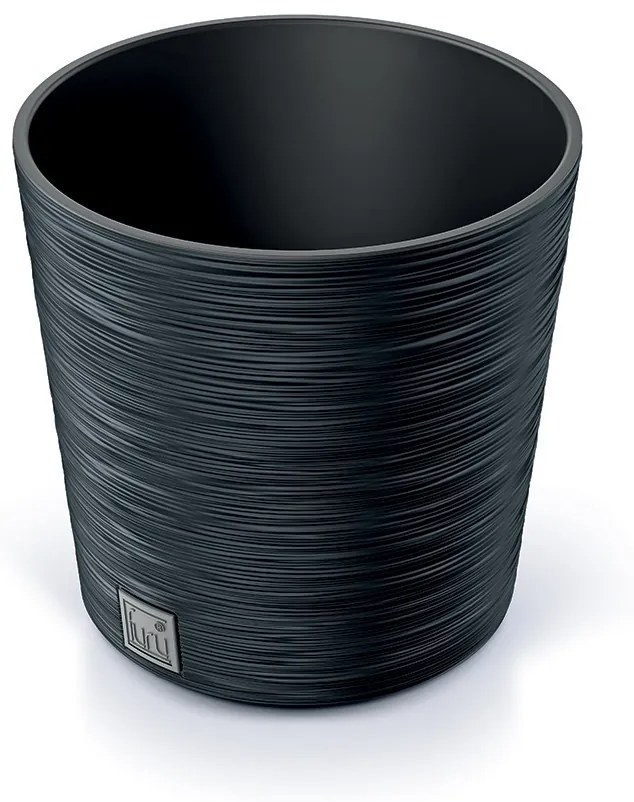 Kvetináč FUSU antracitový