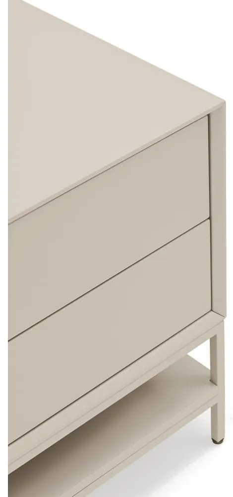 Krémový nočný stolík Platt – Teulat