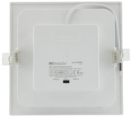 LED Kúpeľňové podhľadové svietidlo LED/12W/230V 3000/4000/6000K IP44