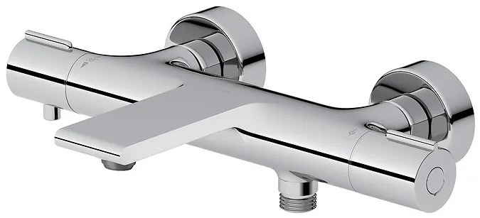 Cersanit Virgo, nástenná vaňová batéria, chrómová, S951-561