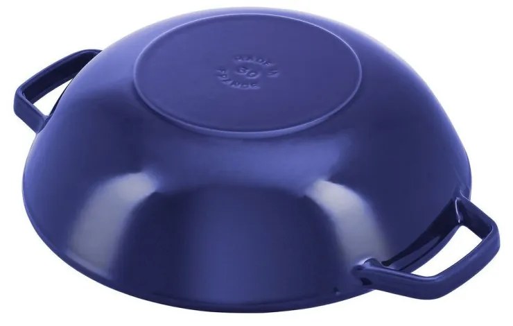 Staub wok so sklenenou pokrievkou 30 cm/4,4 l tmavomodrá, 40511-467