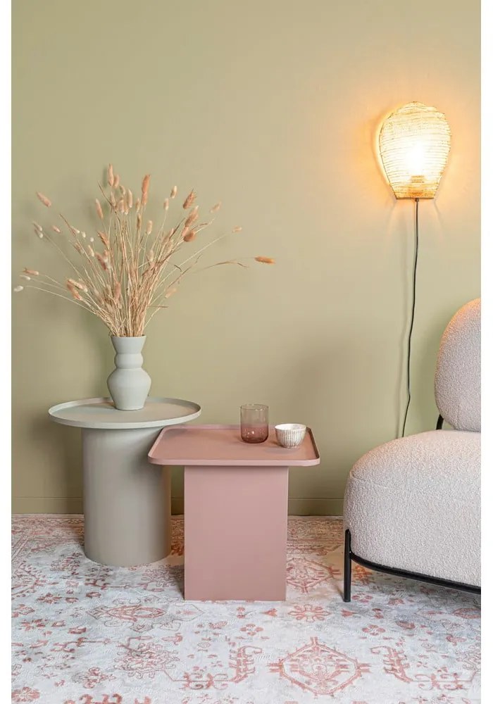 Kovový okrúhly odkladací stolík ø 45,5 cm Sverre – White Label