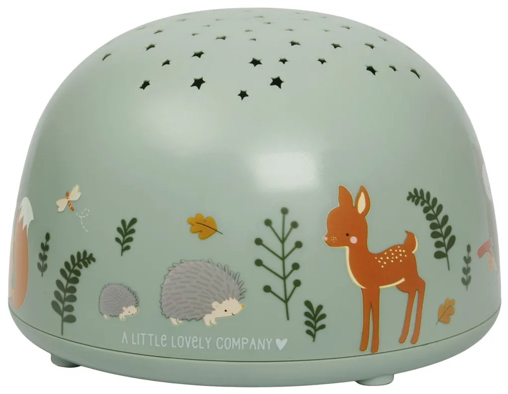 A Little Lovely Company - lampa s projektorom - kamaráti z lesa