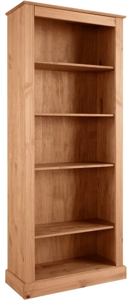 Knižnica z borovicového dreva v prírodnej farbe 181x31 cm Mille – Støraa