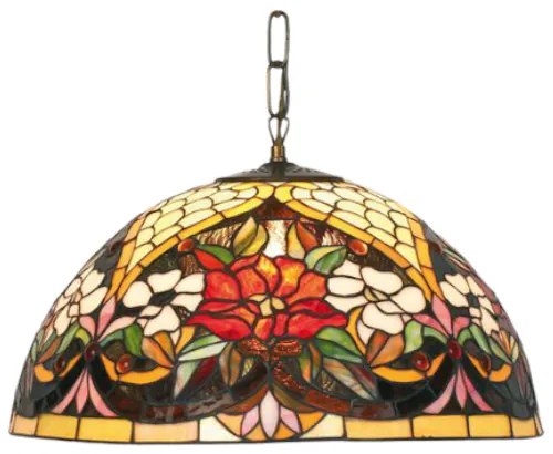 Tiffany luster do obývačky kolekcia LILY Ø40 2*E27