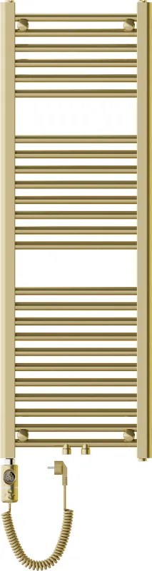 Mexen Mars, elektrické vykurovacie teleso 1200 x 400 mm, 300 W, zlatá lesklá, W110-1200-400-2300-50