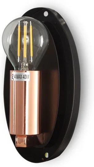 Maytoni MOD306WL-01C - Nástenné svietidlo MABELL 1xE14/40W/230V medená