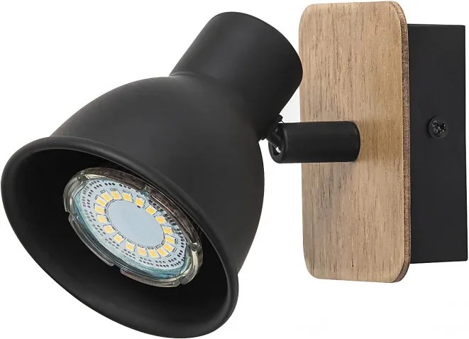 Rábalux Mac 5902 Nástenné Lampy čierny kov GU10 1X MAX 15W IP20
