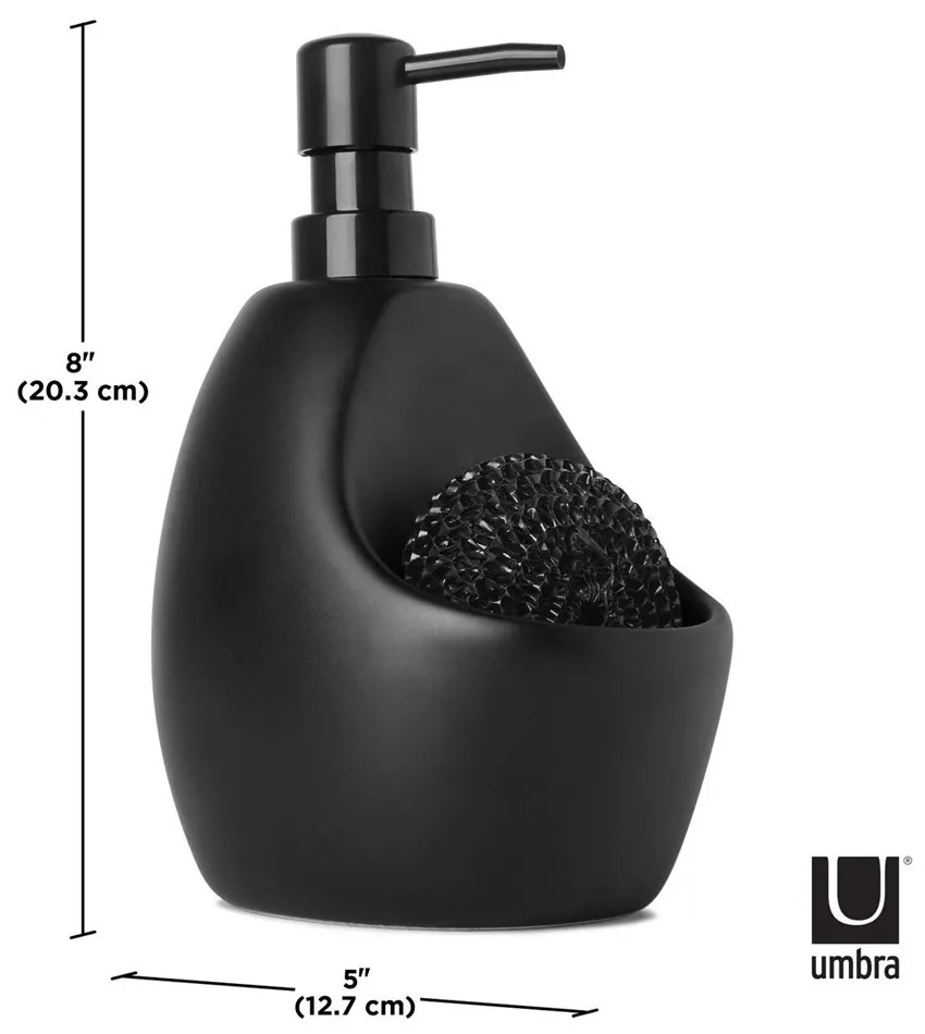 Umbra Dávkovač saponátu JOEY 600 ml čierny
