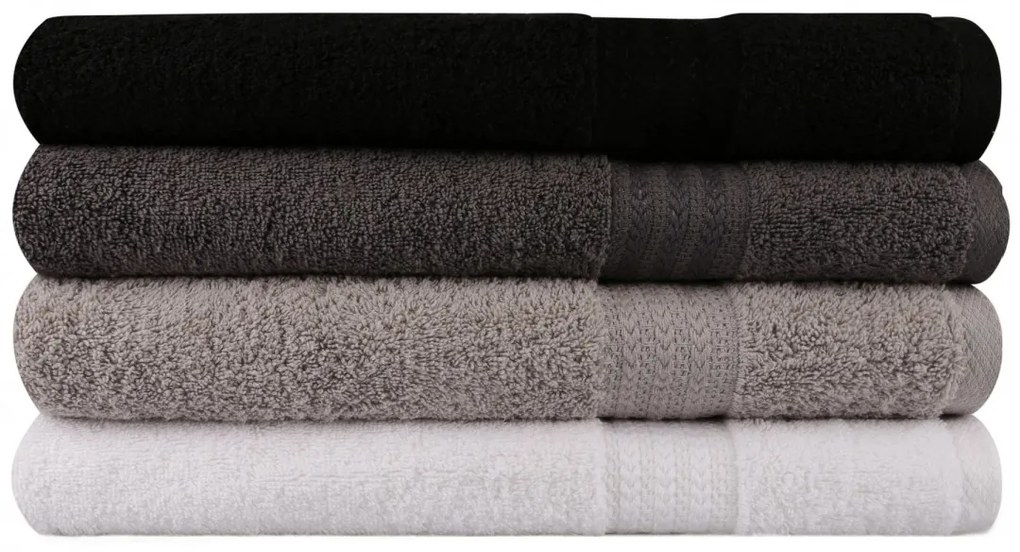 Súprava 4 ks dúhových uterákov 70x140 cm