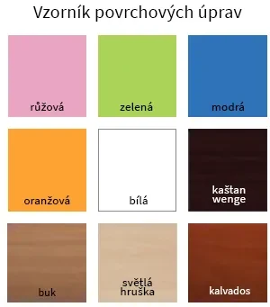 Detská skriňa MACKO so srdiečkom - TYP 8B