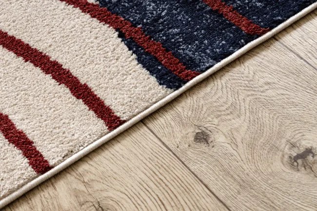 Koberec FUSION 0001 béžový / bordový