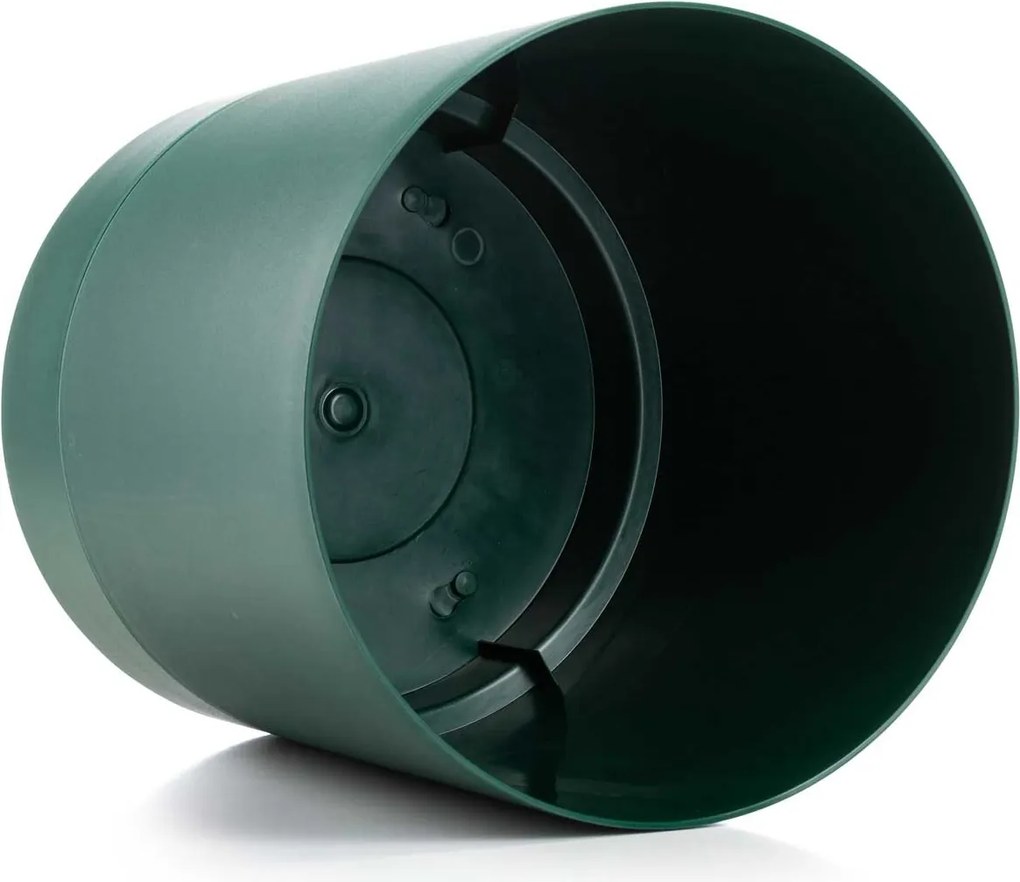 Květináč s podmiskou AZALEA 22,5 cm zelený