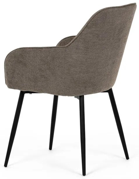 Autronic BONTEC Jedálenská stolička, hnedá, látka, DCL-221 BR2 Farba: Červená