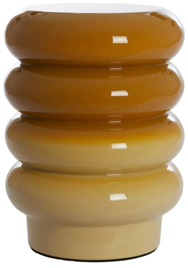 Kovový okrúhly odkladací stolík ø 30 cm Mirogi – Light &amp; Living